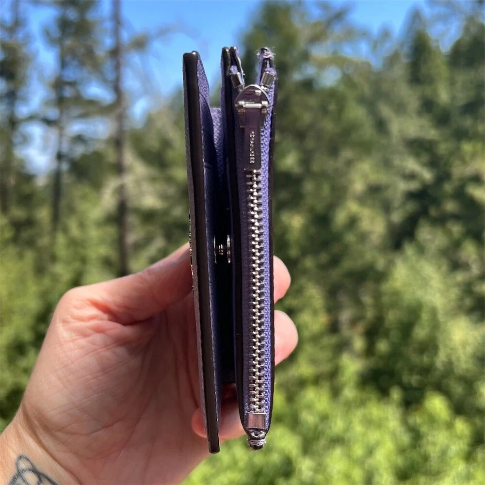 Coach silver purple